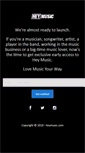 Mobile Screenshot of heymusic.com