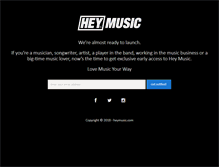 Tablet Screenshot of heymusic.com